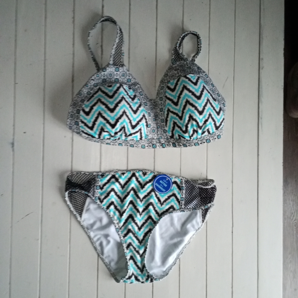 A new real and black bikini